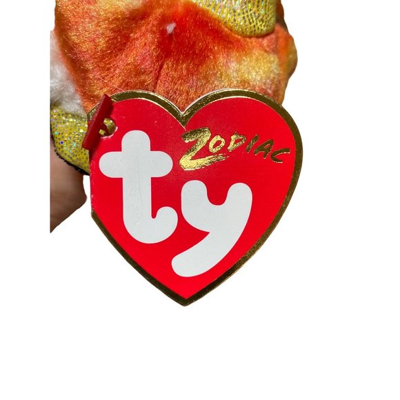 Ty Beanie Baby Zodiac Tiger with Tags retired 2000 - Picture 9 of 11